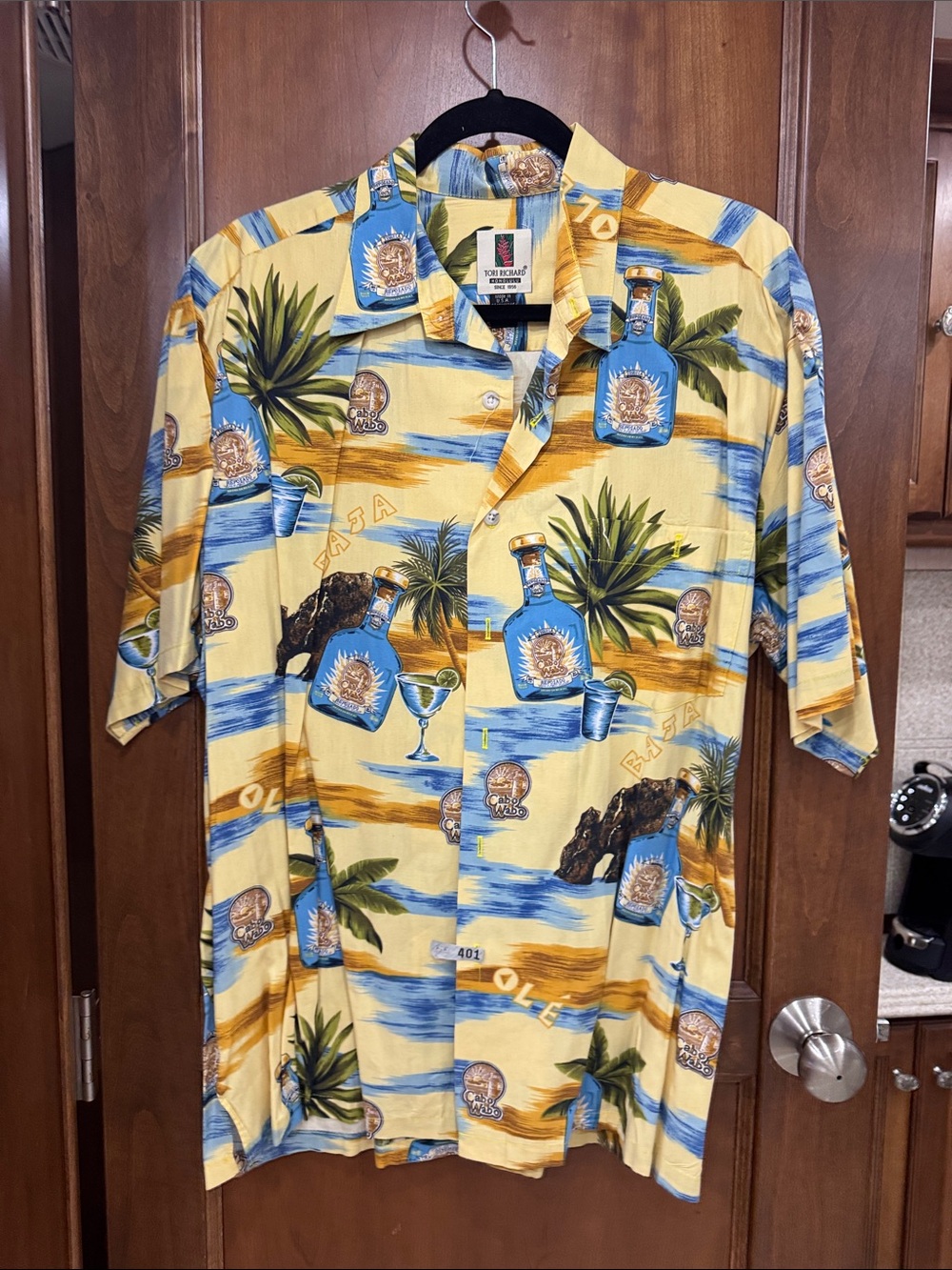 Tori Richard Hawaiian Print Short-Sleeve Shirt - Cabo Wabo Tequila Vintage